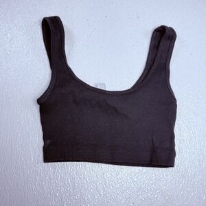 Divided Top, Black Size XXS, Stretchy Top